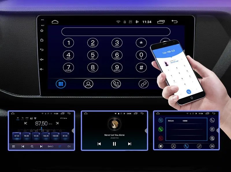 Autoradio Android 10, 8 go/128 go, Carplay, lecteur multimedia, Audio  stereo, 2 Din, pour Renault Clio 3 4 2012-2015 2016-2018(KK2 2G 32G 16-19B)